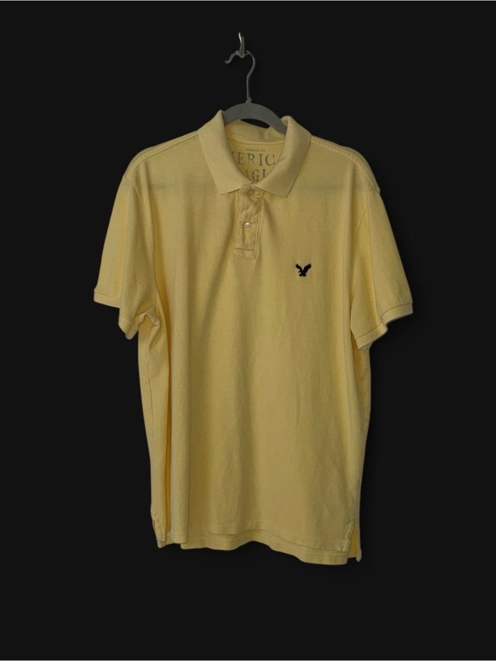 American Eagle Outfitters Men’s Yellow Polo Shirt - XL